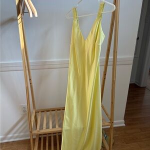 A New Day Yellow Midi Dress